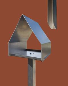 Nichoir décoratif en métal pour oiseaux, abri pour la reproduction des oiseaux, mangeoire suspendue, nichoir décoratif en fer pour extérieur, balcon, jardin. - Product Image 3