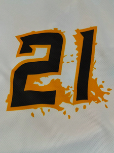 Puerto Rico Baseball Jersey Men Short Sleeve White Black <b>Gold</b> Sublimated Print <b>Button</b> Front Regular Fit All Seasons - Product Image 3