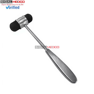 Marteau manuel de 8 pouces à double tête en caoutchouc, instrument de diagnostic chirurgical professionnel pour test de réflexes et examen par percussion - Product Image 3