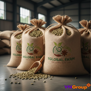 IIGLOBAL FARM Green <b>Coffee</b> <b>Beans</b> Unroasted Raw Bulk In Burlap Sack Premium Quality Farm Direct Supply - Product Image 1