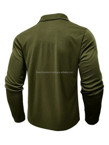 Camiseta de polo de golf para hombre de alta calidad hecha a medida con logotipo de secado rápido con cuello en V polos de algodón blanco, polos para hombre - Product Image 4