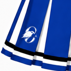 Falda Deportiva Azul Rey con Pliegues para Mujer, Traje de Baile, Uniforme de Competición, Ropa para Actuaciones de Equipo - Product Image 6