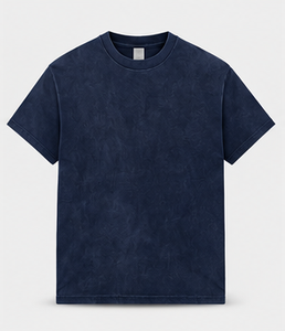เสื้อยืดคอกลมแขนสั้นสีเขียวล้วนสำหรับผู้ชาย ผ้าฝ้าย 100% ทรงโอเวอร์ไซส์ สไตล์ลำลอง ไม่มีลายโลโก้ด้านหน้า ผ้าถัก - Product Image 2