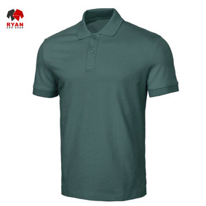 เสื้อโปโลดีไซน์สั่งทำพิเศษสำหรับผู้ชายจาก Ryan Pro Gear เนื้อผ้าระบายอากาศได้ดีและสวมใส่สบาย ปกคอเสื้อพับได้ ลายเรียบ - Product Image 3