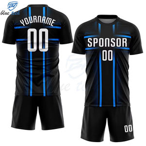 High Quality Custom Printed Mens Soccer Uniform Set Premium Jersey Shorts Lightweight Breathable Quick Dry Team Kit for - Product Image 4
