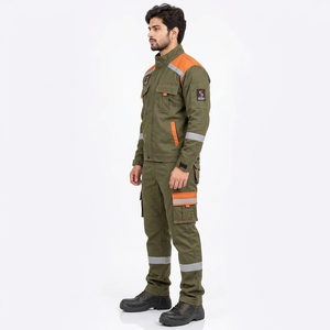 Uniforme de Seguridad de Alta Visibilidad, Ropa de Trabajo Reflectante, Material Duradero, Ajuste Ligero y Cómodo, Ropa de Trabajo para la Construcción OEM - Product Image 3