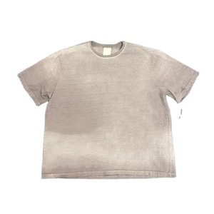 เสื้อยืดวินเทจสไตล์ย้อมสีแบบแอซิดวอชสำหรับผู้ชาย ผ้าฝ้าย 100% เนื้อเจอร์ซีย์หนานุ่ม ระบายอากาศได้ดี ทรงโอเวอร์ไซส์ เสื้อผ้าผู้ชายใส่สบาย - Product Image 5