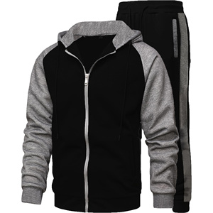 Conjuntos Deportivos de 2 Piezas para Hombre, Trajes Deportivos de Manga Larga, Trajes Deportivos con Cierre Completo - Product Image 1