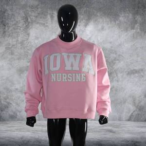 Iowa Nursing OEM Women's Heavyweight Mock Neck Sweatshirt Cotton Fleece Custom Streetwear Manufacturer Factory - Product Image 4