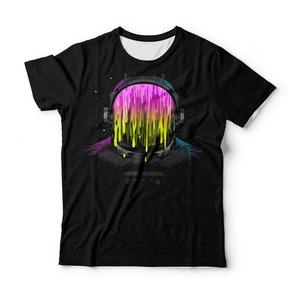 Camiseta Deportiva para Hombre, Negra, con Estampado de Guerrero, Cuello Redondo, Manga Corta, Transpirable, Corte Regular, Impresión por Sublimación - Product Image 2