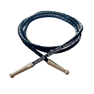 Premium 4mm Bolo <b>Braided</b> Leather <b>Cord</b> Rustic Vintage Leather Rope for Artisan Jewelry Making - Product Image 2