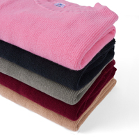CRAZIGOODS Pull fin en maille à manches longues pour femme, col rond, couleur unie, 100 % acrylique, décontracté, anti-plis, toutes saisons