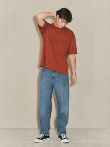 Camisetas de Algodón Vintage para Hombre, Impresión Personalizada, Estilo Urbano, Lavado Ácido, Secado Rápido, Transpirables, Ecológicas, Impresión DTG DTF - Product Image 4