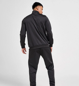 Custom Patchwork Nylon <b>Tracksuit</b> for Men Embroidery Patch logo Hooded Jacket Stack Sweatpants 2 Piece Set <b>Polyester</b> <b>Tracksuit</b> - Product Image 3