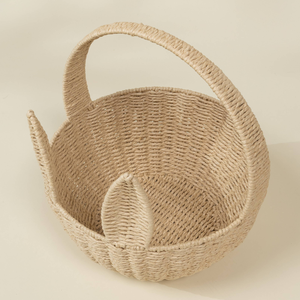 Handmade Paper Rope <b>Easter</b> <b>Basket</b> Woven <b>Baskets</b> for <b>Gifts</b> with Handles for Eeaster Holiday Birthday Party from Vietnam - Product Image 2