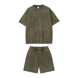 Nouvelle Collection 2026 : Ensemble Short Décontracté Homme Imprimé Respirant Deux Pièces avec Logo Personnalisé – Coupe Ample pour l'Été - Product Image 2