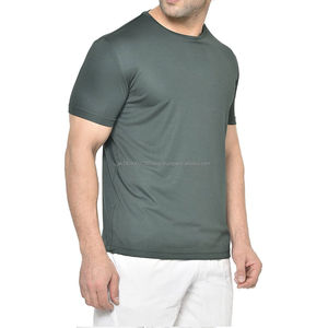 Camiseta Deportiva de Alta Calidad para Hombre, Talla Grande, Informal, de Franela, con Diseño sin Cuello y Tejido Transpirable, Venta al por Mayor - Product Image 4