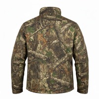Veste tactique de chasse en softshell respirante imprimée camouflage OEM, coupe-vent, résistante à l'eau, couleur personnalisée, ODM pour l'extérieur