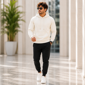 Sudaderas con Capucha Personalizadas de Alta Calidad para Hombre, Sudadera con Capucha Lisa Color Rosa, Sudaderas con Capucha 100% Algodón - Product Image 3