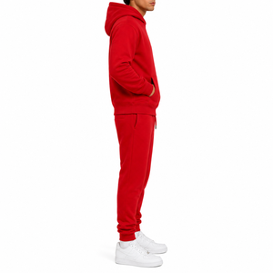 Ensemble de survêtement oversize en coton, pantalon de jogging ample, ensemble de survêtement en molleton personnalisé pour homme - Product Image 3