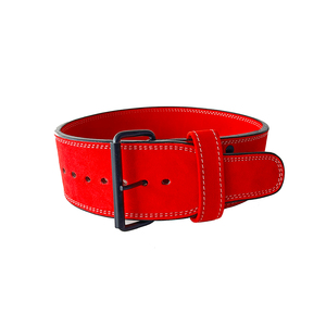 Ceinture de musculation en cuir suédé robuste, boucle à ardillon unique, 4 pouces de large, 10 mm d'épaisseur, antidérapante, protection professionnelle - Product Image 4