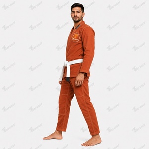 Uniforme de Jiu Jitsu Brasileño de Alta Resistencia, 500 GSM, Tejido de Algodón Perlado, Costuras Reforzadas, Gi de Entrenamiento, Ropa de Combate para Academia, Personalizado OEM - Product Image 3