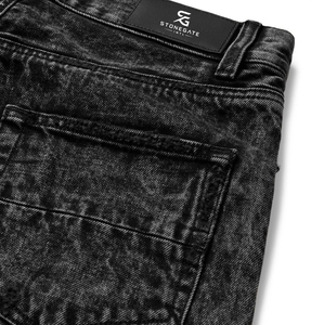 Pantalones Cortos de Mezclilla Casuales para Hombre, Estilo Lavado, con Botones y Bolsillos, Largura hasta la Rodilla, Estilo Urbano de Verano 2026 - Product Image 6