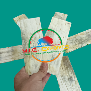 แผ่นเขาสัตว์สีขาว/เขาวัว สำหรับใช้ทำด้ามมีด ด้ามดาบ และด้ามมีดโกน - Product Image 3