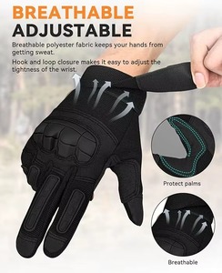 Outdoor Hiking Gloves Anti Slip <b>Grip</b> Secure Wrist Fit Climbing Trail Adventure Custom Logo Team Gloves - Product Image 5