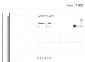 Carreaux de porcelaine brillants contemporains et modernes, dimensions 800x1600, 1200x1800, 750x1500 mm. Carreaux modernes pour salon, cuisine, salle de bain. - Product Image 3