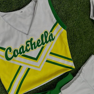 Custom Cheerleading Uniform Package Kit Sublimation Team Apparel Name Number Uniforms Bags <b>Socks</b> Deal Pack Cheer Team Sportswear - Product Image 3