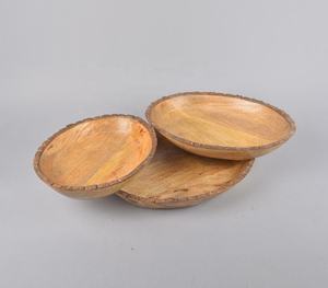 ชุดชามไม้แบบหมุนทำมือสุดสร้างสรรค์ชุดชามไม้3ชิ้นส่งตรงจากโรงงาน - Product Image 3