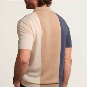 Camiseta Polo de Cuello Redondo con Cierre de Cremallera para Hombre, Estilo Básico, Ropa Urbana, Polo Personalizado de Alta Calidad Disponible en Diferentes Tallas - Product Image 5