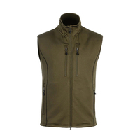 Gilet en polaire vert olive pour sport de plein air, chaud, pour l'hiver, pour l'entraînement des chiens, confortable, pour la chasse et le tir