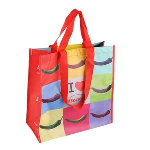 Customized Pattern Print Shopping Tote <b>Bag</b> Polyester RPET Recycled Waterproof <b>Foldable</b> Travel Sport Shopping <b>Bag</b> - Product Image 1