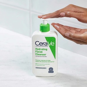 CeeraVe Limpiador Facial Hidratante Sin Espuma, Lavado Facial Suave con Reparación de la Barrera Cutánea y Retención de Humedad - Product Image 3
