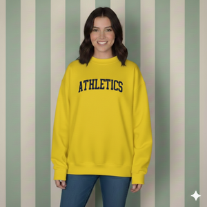 Sudadera de Mujer de Alta Calidad, Estilo Nuevo, Manga Larga, Diseño Sólido con Logotipo Frontal, Cuello Alto, Otoño - Product Image 1