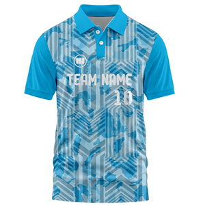 Maillot de cricket en gros, uniforme d'équipe personnalisé, impression par sublimation, respirant, léger, 100 % polyester, anti-bactérien, sportif - Product Image 2