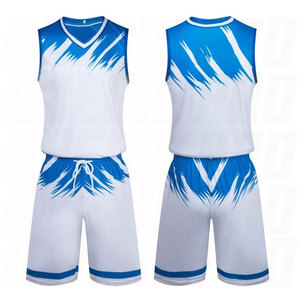 Vêtements de sport légers en tissu polyester doux, dernier design, uniforme de basket-ball, couleur professionnelle, entraînement d'équipe - Product Image 1