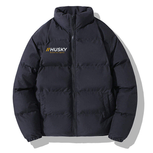 Lightweight Winter Travel Bubble Jacket for Men Zipper <b>Camouflage</b> Hooded Waterproof Windproof Stand Collar Foldable Design - Product Image 5