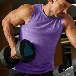 Débardeur de sport pour homme, coupe ajustée, sans manches, tendance, confortable, qualité supérieure, service impeccable, logo personnalisé, meilleur fournisseur. - Product Image 3