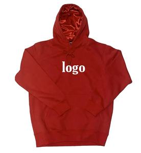 OEM Sweat à capuche doublé en satin de luxe unisexe de haute qualité Capuche en satin assortie en polaire surdimensionnée pour hommes au prix de gros - Product Image 5