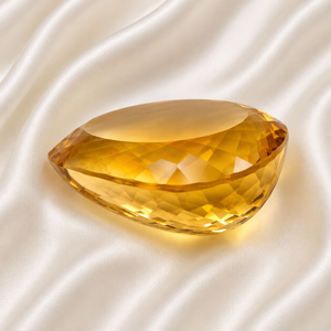 Good Quality Pear Faceted Citrine Gemstone | 83.30 CT Yellow Quartz Citrine Loose Gemstone Pear Cut Crystal <b>Stone</b> - Product Image 2