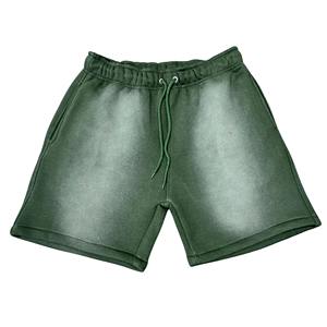 Pantalones Cortos Desgastados para Hombre, de Alta Calidad, Personalizados, con Lavado Ácido, 100% Algodón, Estilo Vintage, con Cordones, para Verano, Moda Urbana - Product Image 5