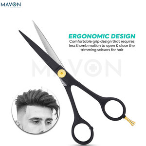 Professional Stainless Steel Barber <b>Hair</b> Cutting Shear <b>Thinning</b> <b>Scissors</b> for <b>Hair</b> Salon Supplies - Product Image 2