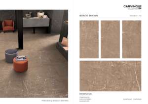 Azulejo de Porcelana Royal Carving 600x1200, Formato Grande, Superficie Texturizada Premium, para Paredes y Pisos, Uso en Interiores y Exteriores - Product Image 5