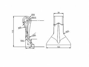 Cuchilla de Martillo de Grado Industrial para Trituradora Agrícola, Utilizada para Triturar Residuos de Cultivos y Vegetación Orgánica, Precio al por Mayor - Product Image 2