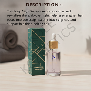Suero Nocturno para el Cuero Cabelludo, Tratamiento Nutritivo para el Cabello Durante la Noche, para un Cuero Cabelludo Saludable, con Romero, Biotina y Extractos Botánicos - Product Image 5