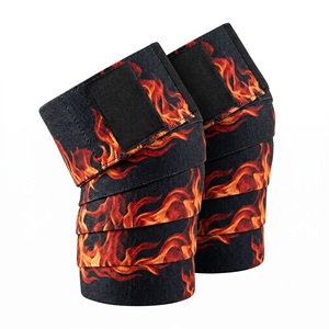 Genouillère de compression unisexe antidérapante en néoprène polyester élastique de qualité supérieure pour la musculation et la gym - Product Image 2