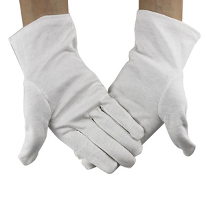 Gants de sécurité maçonniques personnalisés en coton blanc à 100 %, conçus pour un confort et une protection optimaux - Product Image 3